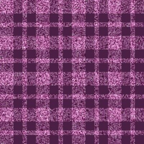 CSMC30  - Speckled Lilac-Orchid and Eggplant  Purple Plaid