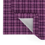 CSMC30  - Tiny - Speckled  Lilac-Orchid and Eggplant Purple Plaid