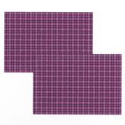 CSMC30  - Tiny - Speckled  Lilac-Orchid and Eggplant Purple Plaid