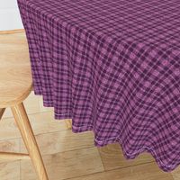 CSMC30  - Tiny - Speckled  Lilac-Orchid and Eggplant Purple Plaid