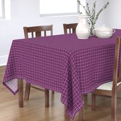 CSMC30  - Tiny - Speckled  Lilac-Orchid and Eggplant Purple Plaid