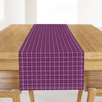 CSMC30  - Tiny - Speckled  Lilac-Orchid and Eggplant Purple Plaid