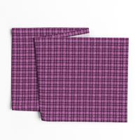 CSMC30  - Tiny - Speckled  Lilac-Orchid and Eggplant Purple Plaid