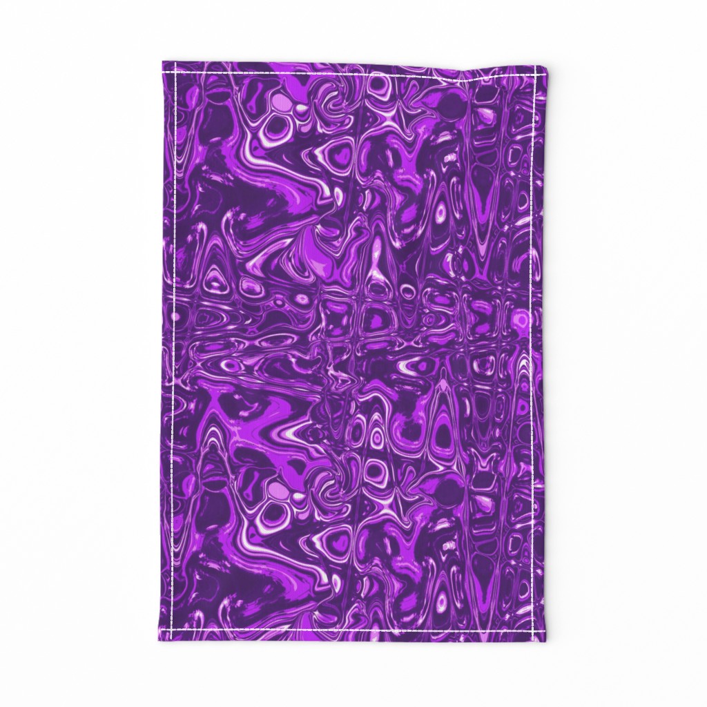 CSMC31 - Zigzags and Bubbles - A Marbled Texture in Purple and Lilac