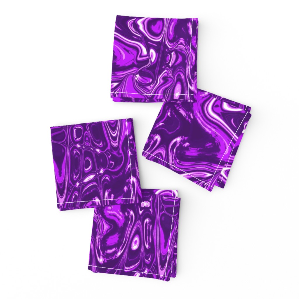 CSMC31 - Zigzags and Bubbles - A Marbled Texture in Purple and Lilac