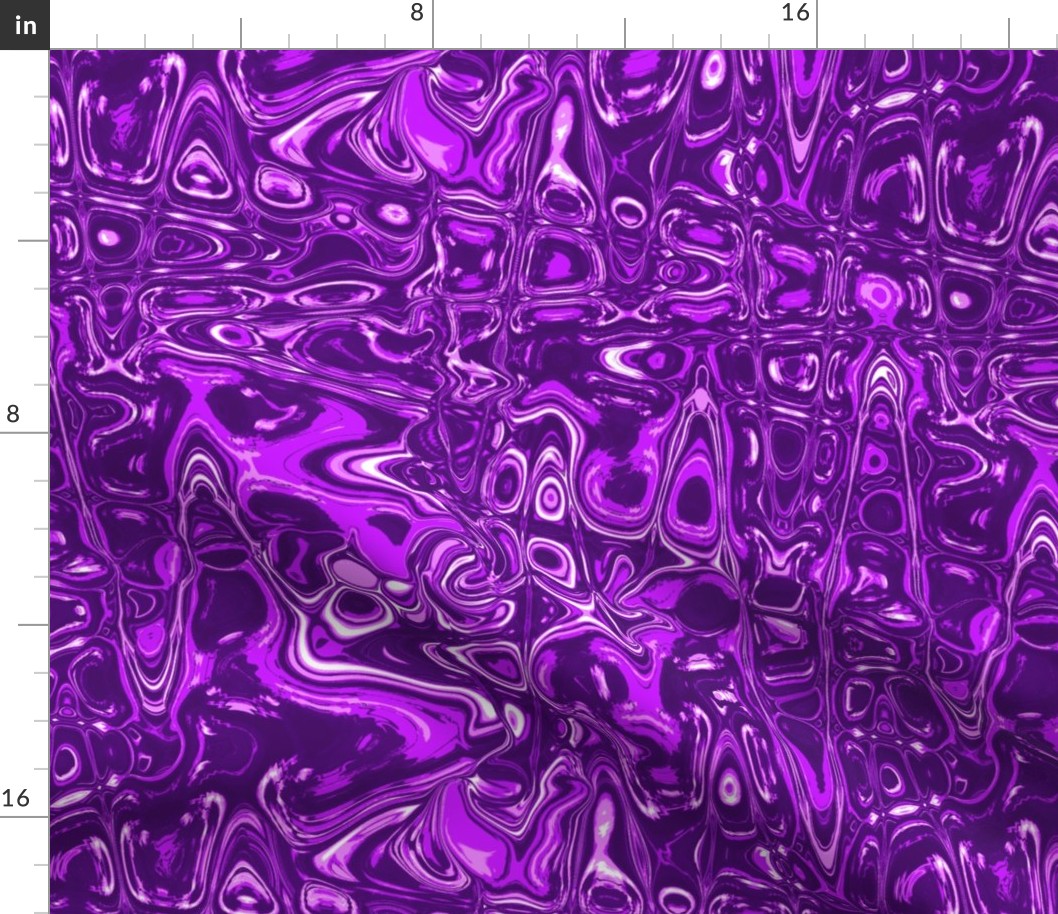 CSMC31 - Zigzags and Bubbles - A Marbled Texture in Purple and Lilac