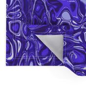 CSMC33 - Zigzags and Bubbles - A Marbled Texture in Periwinkle and Cobalt Blue