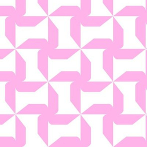 Abstract Windmills pink