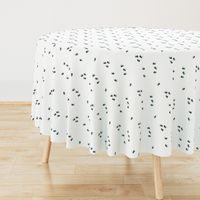 Cute little bumble bee spring summer print design black and white mint