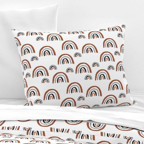 I wanna be a rainbow high in the sky cool abstract trend print copper white