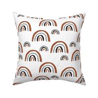 I wanna be a rainbow high in the sky cool abstract trend print copper white