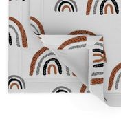 I wanna be a rainbow high in the sky cool abstract trend print copper white