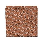 I wanna be a rainbow high in the sky cool abstract boho trend print copper