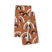 I wanna be a rainbow high in the sky cool abstract boho trend print copper