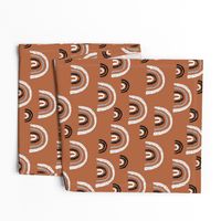 I wanna be a rainbow high in the sky cool abstract boho trend print copper