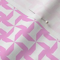 Abstract Windmills pink / Small scale