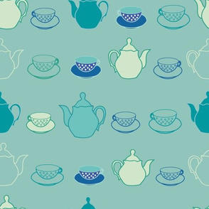  teapots teacups 