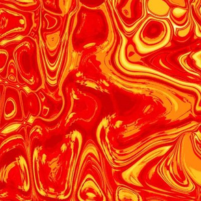 CSMC35 - Lava Lamp in Analogous Orange Tones