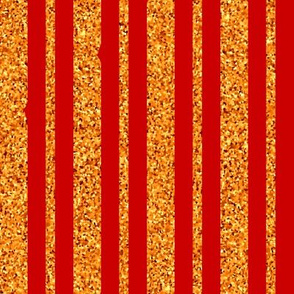 CSMC35 - Speckled Orange and Red Stripes