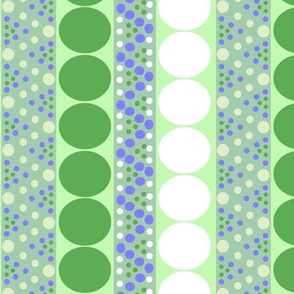 Bubble Stripe in Lime and Blueberry