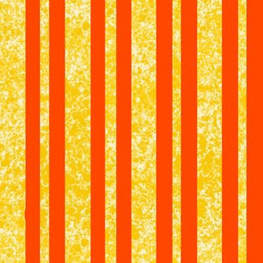 CSMC36  - Vibrant Speckled Stripe in Yellow and Orange