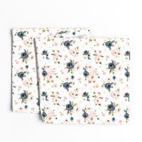Blush and Blue Floral with Extras Medium