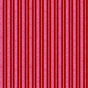 CSMC37  - Narrow Speckled Pink Coral Pastel and Dusky Red Stripes