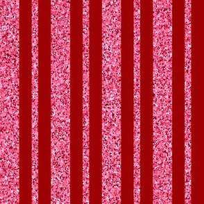 CSMC37  -LG - Speckled  Coral Pink and Dusky Red Stripes