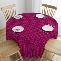 CSMC38  - LG - Speckled  Wine Red and Hot Pink Plaid