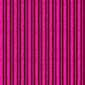 CSMC38 - Mini - Speckled Wine Red and Hot Pink Stripes