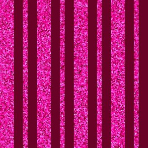 CSMC38 - LG - Speckled Wine Red and Hot Pink Stripes