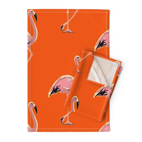 Flamingo  orange yellow