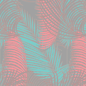 Palms Flamingo turquouise