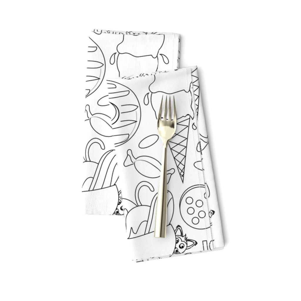 Kitty Food Frenzy Lake Coloring Book