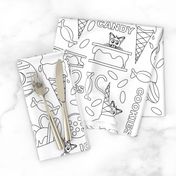 Kitty Food Frenzy Lake Coloring Book