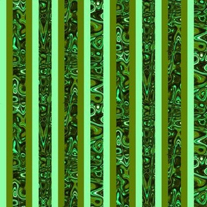 CSMC39 -  Abstract Stripes - Olive Green - Mint Green Pastel