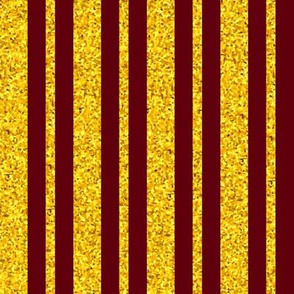 CSMC41  - LG - Speckled Raisin Brown and Sunny Yellow Stripes