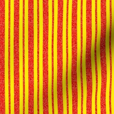 CSMC43 - Narrow Speckled Orange and Yellow Stripes