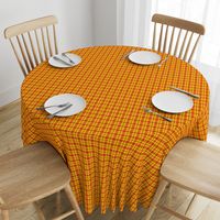 CSMC43 - SM - Speckled  Orange and Yellow Tartan Plaid