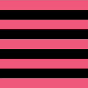 pink and black stripes 2in :: halloween