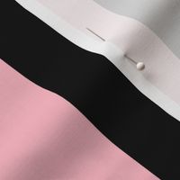 pastel pink and black stripes 2in :: halloween vertical
