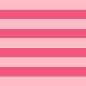 pastel pink and hot pink stripes 2in :: halloween
