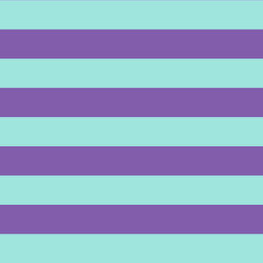 pastel teal and purple stripes 2in :: halloween