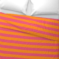 orange and pink stripes 2in :: halloween