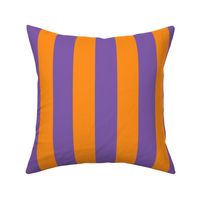 orange and purple stripes 2in :: halloween vertical