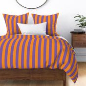 orange and purple stripes 2in :: halloween vertical