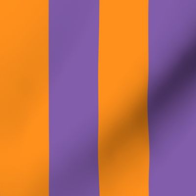 orange and purple stripes 2in :: halloween vertical