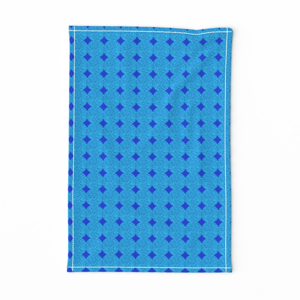 CSMC44 - Peekaboo Diamonds aka Polka Dot Solidarityin Blue and Aqua