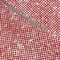 Red textured net, small scale