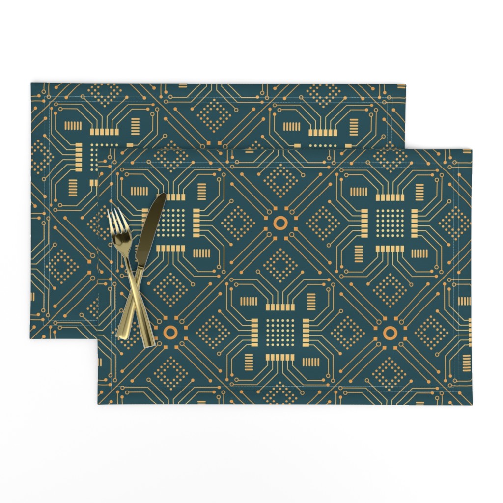 Art Deco Circuit Board